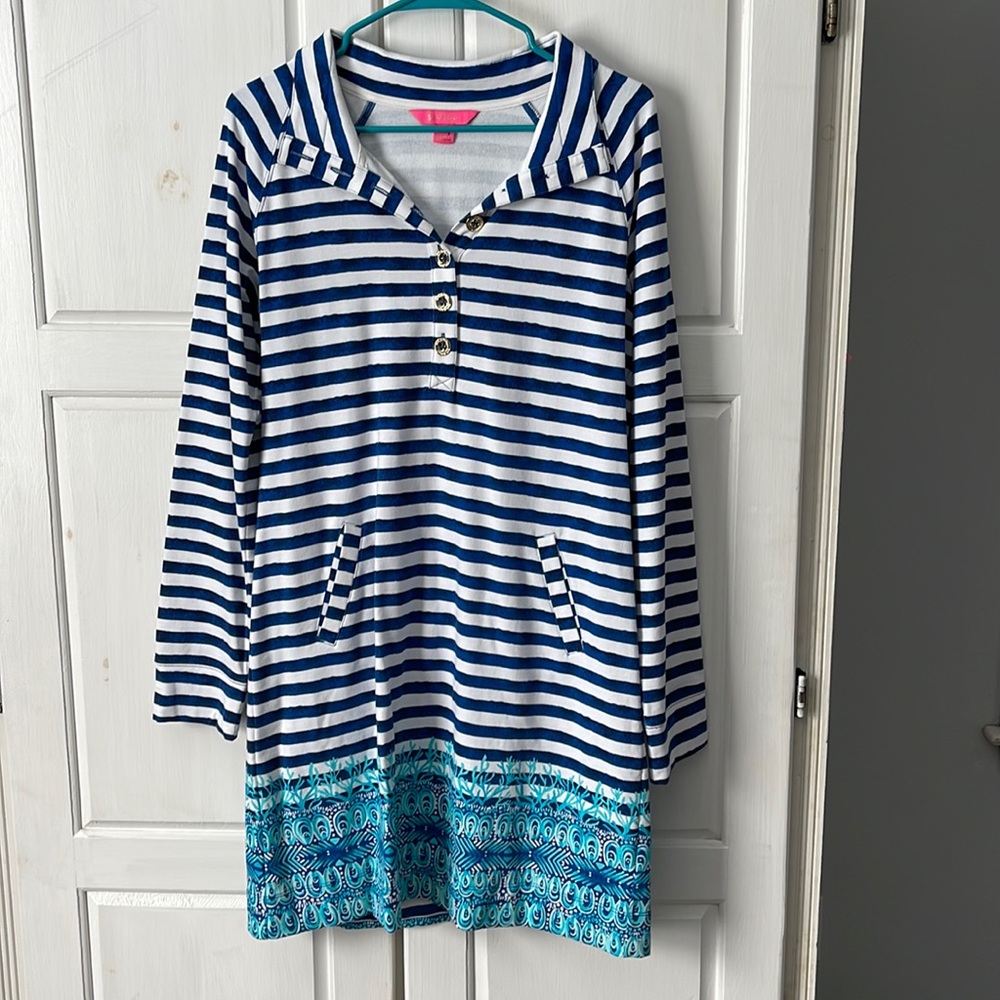 Lilly Pulitzer captain popover dress